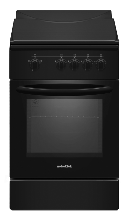 Aragaz Nobeltek NLT 5551N/G1, 50 cm, plita gaz, cuptor gaz, siguranta plita si cuptor, echipat cu diuze GPL, diuze GN de schimb, capac tabla, Negru [1]