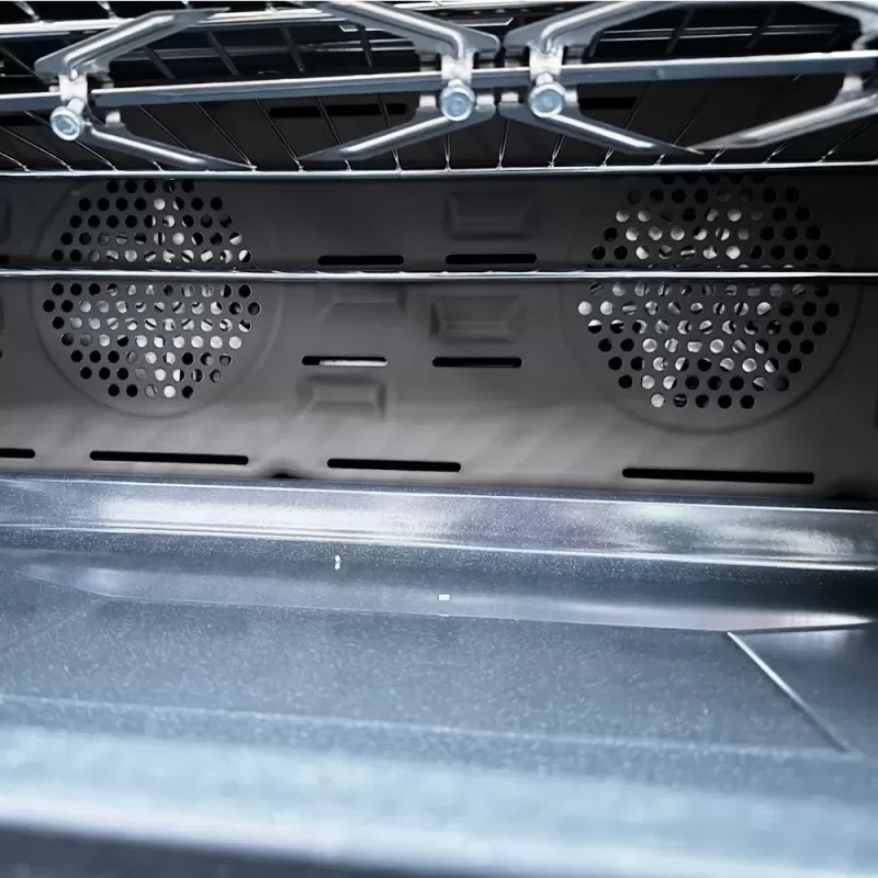 Aragaz pe gaz 90 cm Nando Graphite Grey Studio Casa, 5 zone de gatit, Gaz, Wok, Cuptor gaz, Rotisor, Timer digital, Grill electric, Aprindere electrica, Clasa energetica A, Gri [3]