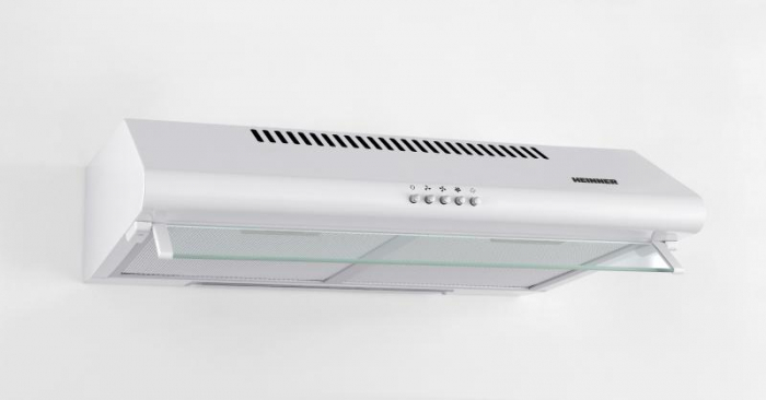 Pachet - Aragaz pe gaz Heinner HFSC-SME50WH, 50X50 cm, 4 arzatoare, duze GPL incluse, tava si gratar cromat, ALB + Hota traditionala CH-400 + Butelie GPL 26 L [5]