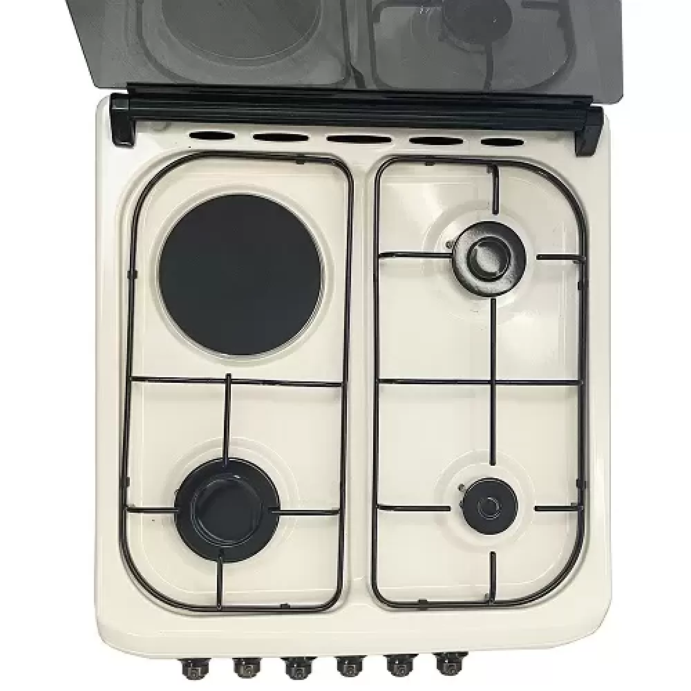 Aragaz rustic 3 arzatoare gaz, 1 arzator electric, Cuptor electric, 50x55cm, Studio Casa Firenze, FE50 553G, Aprindere electrica [5]