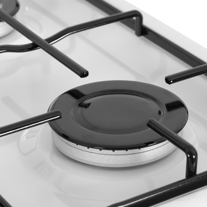 Aragaz Samus SM450APBS, 4 arzătoare, cuptor pe gaz 49L, aprindere electrică, lumină cuptor, 50x50 cm, alb, pentru utilizare cu butelie [5]