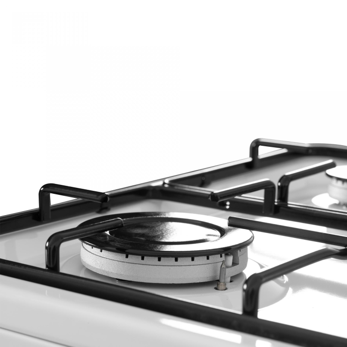 Aragaz Samus SM450APBS, 4 arzătoare, cuptor pe gaz 49L, aprindere electrică, lumină cuptor, 50x50 cm, alb, pentru utilizare cu butelie [4]