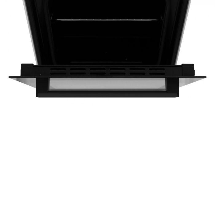 Aragaz Samus SM450BSS, 4 arzătoare, 50x50 cm, cuptor pe gaz 49L, siguranță plită + cuptor, gri-aluminiu [2]