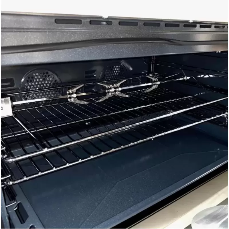 Aragaz Studio Casa, FE90/60 El Avena Rustic, 90 cm, Cuptor electric, 4 arzatoare gaz, din care unul Wok + 1 ochi electric, Rotisor, Grill, electric [5]