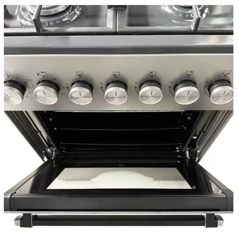 Aragaz Studio Casa Scala Graphite Grey, 4 arzatoare gaz, Grill electric, Rotisor, Gratare fonta, Aprindere electrica, Clasa energetica A, Gri [3]