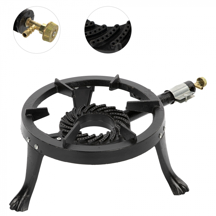 Arzator pirostrie DRK, model G6-23, fonta, 3 picioare [6]