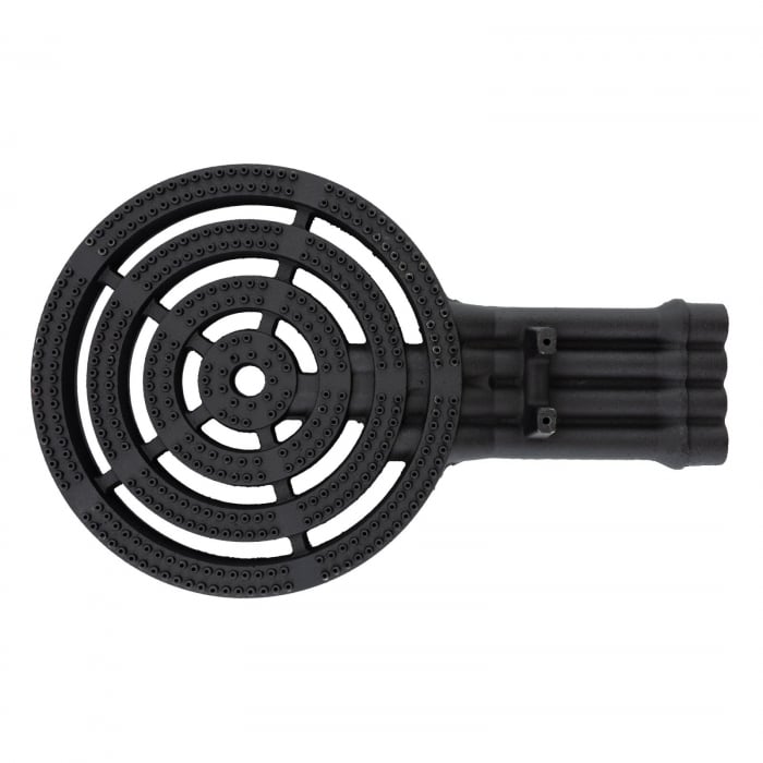 Arzător / Pirostrie Elefant R04, 4 inele din fontă, Propan-Butan, 20,8 kW, Suport metalic [3]