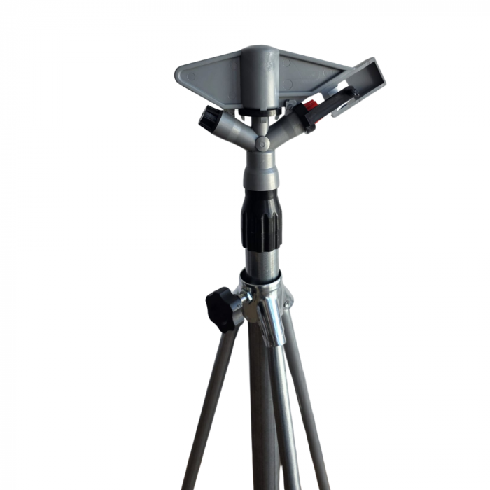 Aspersor cu impact din plastic, trepied telescopic, 1 tol, duza 6,5 mm, raza 360° [2]