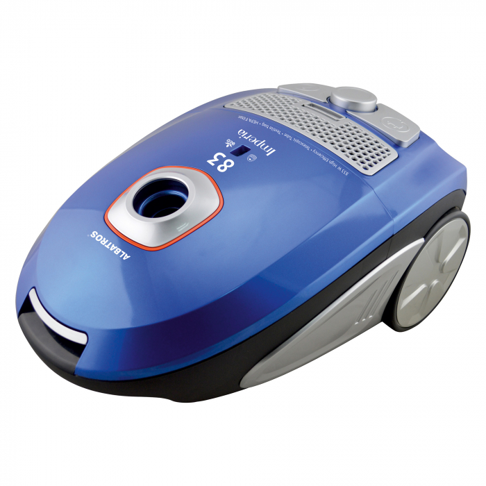 Aspirator Albatros Imperia 83 Eco, Putere 833 W, Sac textil 3.5 l, Filtru HEPA, Albastru [2]