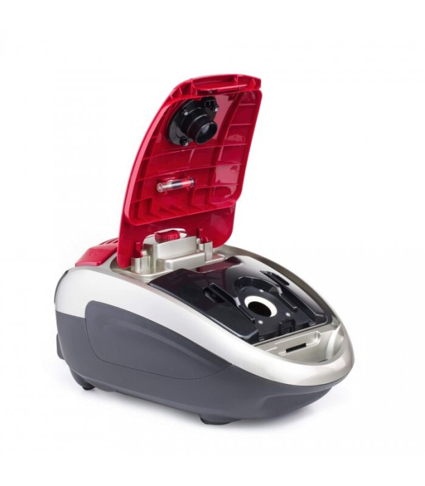 Aspirator cu sac LDK Tornado 3 EVB03, Putere 700 W, Variator de putere, Ultra Fine Air filter, Tub telescopic cromat, Sac textil reutilizabil, Rosu [2]