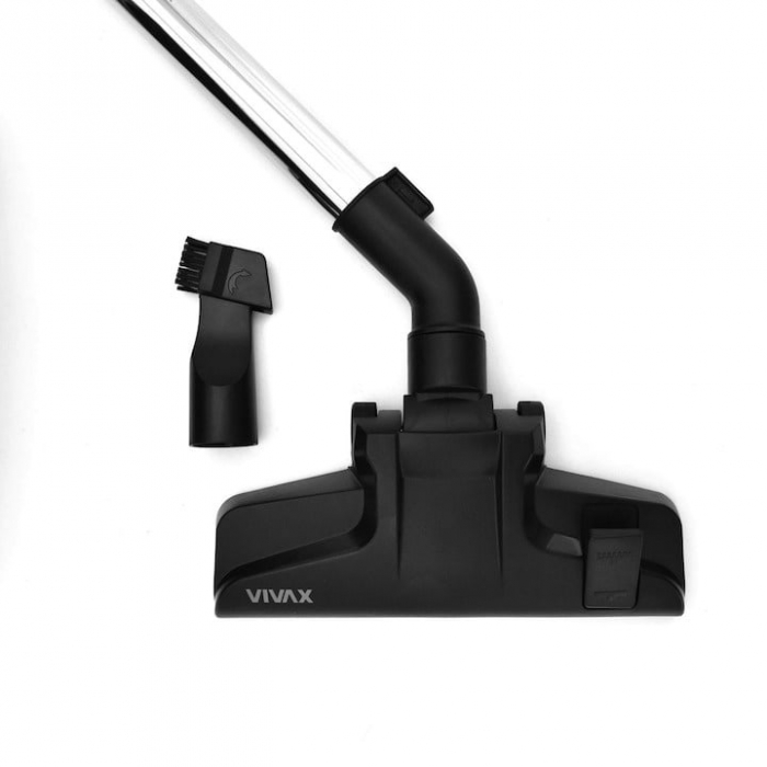 Aspirator cu sac Vivax VC-700R, 700W, filtru HEPA 12, Rosu [8]