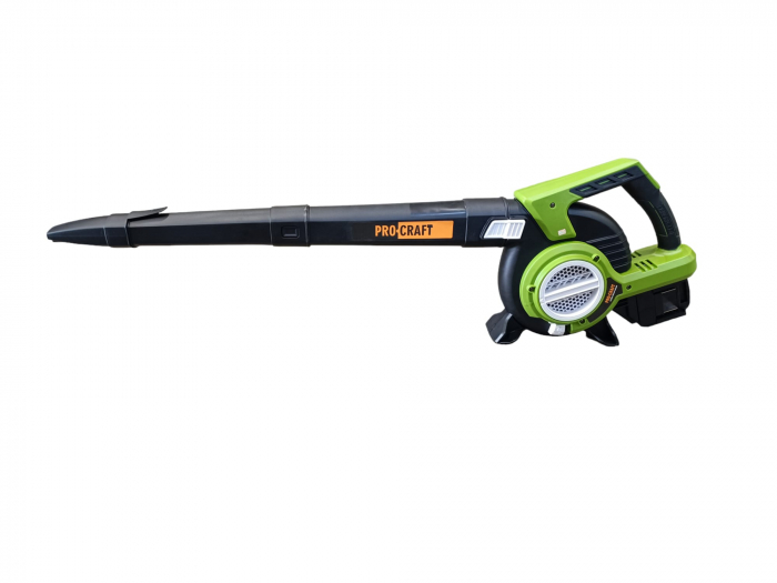 Aspirator cu suflanta pe acumulator PROCRAFT VB20, 4 viteze,  13,2 m3/min [10]