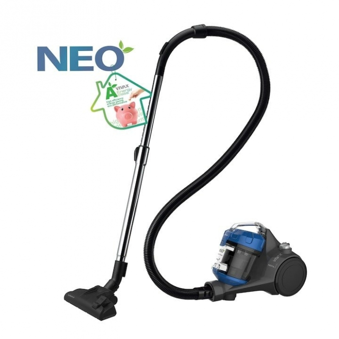 Aspirator fara sac Vivax VCC-700B NEO, 700W, filtru HEPA 12, Albastru [9]