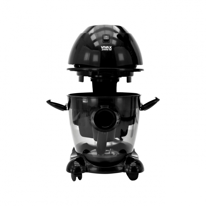 Aspirator fara sac Vivax VCW-2002B B2, 2000W, filtru Spongios, Negru [3]