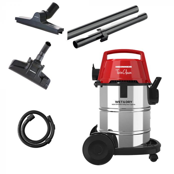 Aspirator multifuncțional cenusar HEINNER HVC-MWD1400RD, capacitare 21 L, putere 1400W [1]