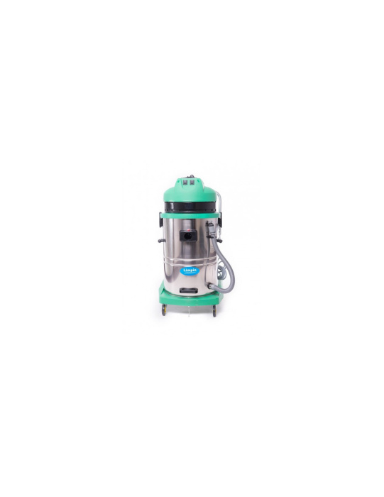 Aspirator Multifunctional Limpio SC602J Umed-Uscat, 60L, 2000W, 2 Motoare, 25 kPa, Debit 106 l/s, Inox [2]