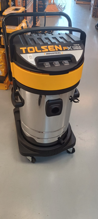 Aspirator uscat și umed 3x1000 W, Capacitate 80 L, Industrial - Tolsen [6]