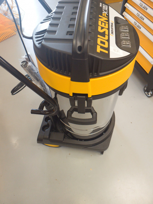 Aspirator uscat și umed 3x1000 W, Capacitate 80 L, Industrial - Tolsen [3]