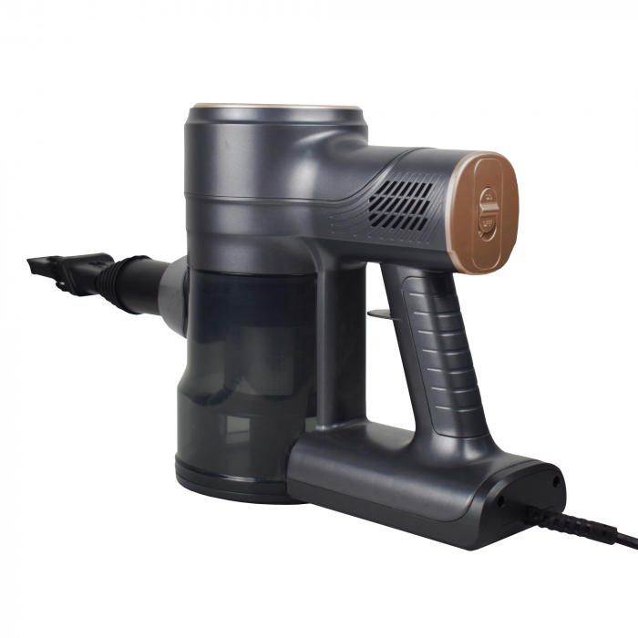 Aspirator vertical 2 in 1 Samus Sticky 61 Eco Gold 600W 17kPa Cyclonic LED Filtru HEPA Gri Auriu [6]