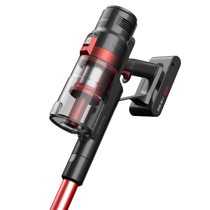 Aspirator Vertical fara Fir 600W, Motor BLDC, 29kPa, Autonomie 70 min, Baterie Detasabila, Filtru HEPA [5]