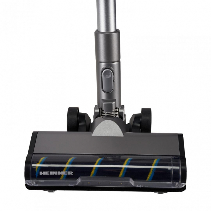 Aspirator vertical HEINNER VERTICLEAN PRO HSVC-MBD25.9S, filtrare ciclonica, acumulator li: 25.9v, putere: 450w si 3 viteze, autonomie max 20 min, capacitate 0.7l, filtru hepa, silver [3]