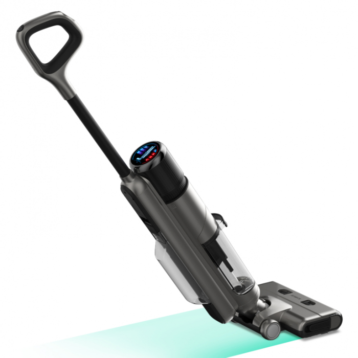 Aspirator vertical Samus Smart Cleaner Pro, aspirare umeda si uscata, pentru uz casnic, filtru Hepa, 0.5 litri,  perie motorizata rotativa, 2 trepte de putere, mod iSense, functie auto-curatare, Gri [2]