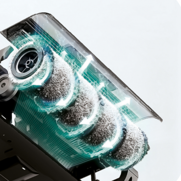 Aspirator vertical Samus Smart Cleaner Pro, aspirare umeda si uscata, pentru uz casnic, filtru Hepa, 0.5 litri,  perie motorizata rotativa, 2 trepte de putere, mod iSense, functie auto-curatare, Gri [5]