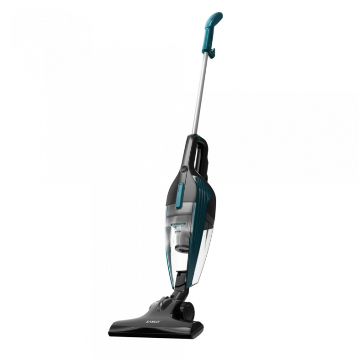 Aspirator vertical Samus Stickletto Clean Pro, aspirare uscata, pentru uz casnic , eco-type,  filtru Hepa, Turcoaz [1]