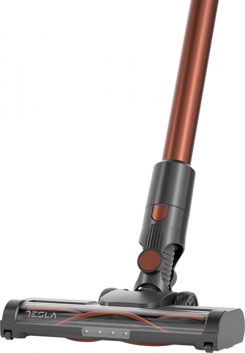 Aspirator vertical Tesla HS302BR, 250W, autonomie 27 min, 22.2V, indicator baterie, filtru HEPA, capacitate 0.45 l, capacitate baterie 2200mAh, Negru/Rosu [5]