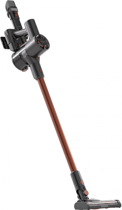 Aspirator vertical Tesla HS302BR, 250W, autonomie 27 min, 22.2V, indicator baterie, filtru HEPA, capacitate 0.45 l, capacitate baterie 2200mAh, Negru/Rosu [2]