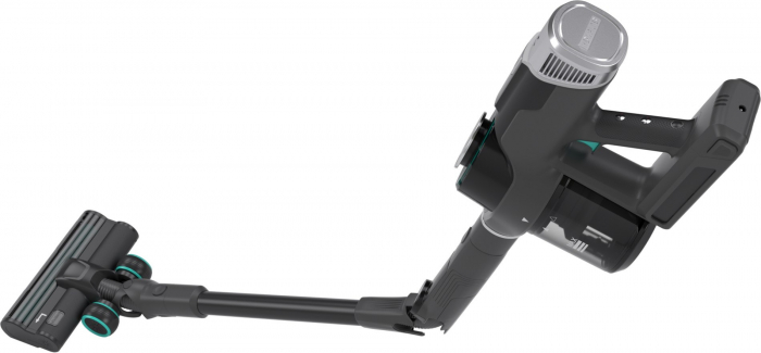 Aspirator vertical Tesla HS500GF, 400W, autonomie 60 min, 25.9V, 5 viteze, filtru HEPA, capacitate 0.6 l, capacitate baterie 2500mAh, indicator baterie, Gri/Negru [8]