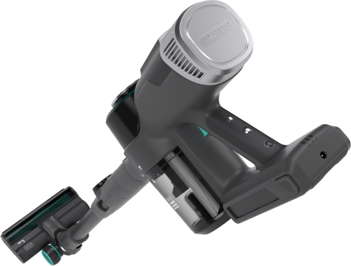 Aspirator vertical Tesla HS500GF, 400W, autonomie 60 min, 25.9V, 5 viteze, filtru HEPA, capacitate 0.6 l, capacitate baterie 2500mAh, indicator baterie, Gri/Negru [9]