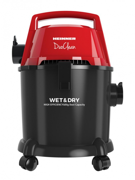 Aspirator Wet&Dry Heinner HVC-MWD1400P-BK, 1400W, Multi-suprafață, Cu Sac, Capacitate Colectare 15L, Accesorii Incluse [2]