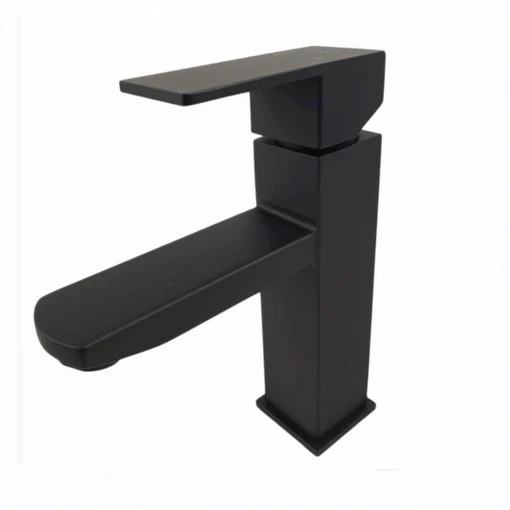Baterie de bucatarie din otel inoxidabil MIXXUS, Culoare neagra, Monocomanda, Racorduri incluse [5]
