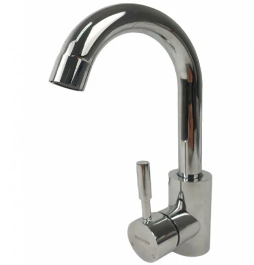 Baterie de bucatarie din otel inoxidabil MIXXUS, Monocomanda, Racorduri incluse, Culoare CHROME [2]