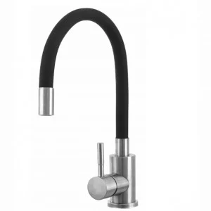 Baterie de bucatarie FLEKO, Culoare Negru / Crom [3]