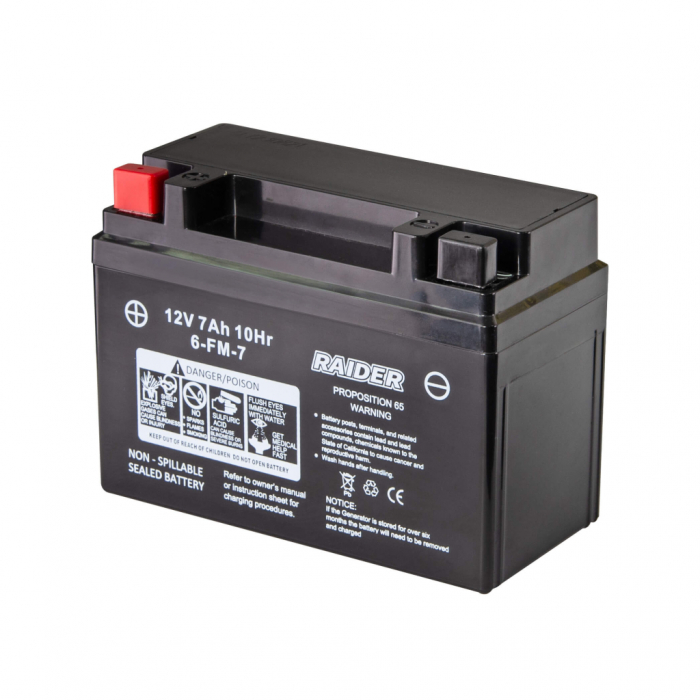Baterie pentru generator pe benzina 12 V, 7 AH [1]