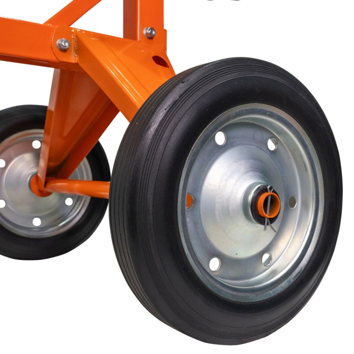 Betonieră electrică RURIS BETALUX 3000X, 1800W, cuvă 300L, 29.5 rpm, IP44, pedală de picior, roți 10”, grosime cuvă 1.8–2.1 mm, construcție robustă, eficientă pentru construcții [9]