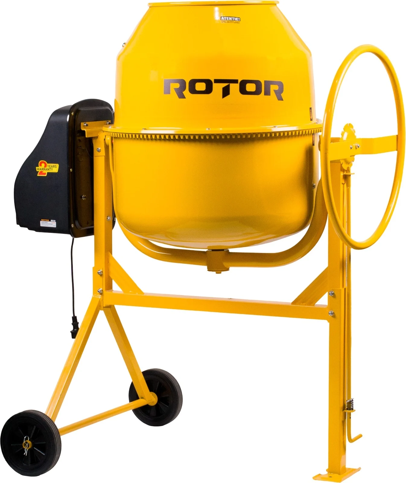 Betonieră profesionala ROTOR RB230, capacitate 230L, putere 1200 W, rotatii 29.5 rpm, coroana din fonta [3]