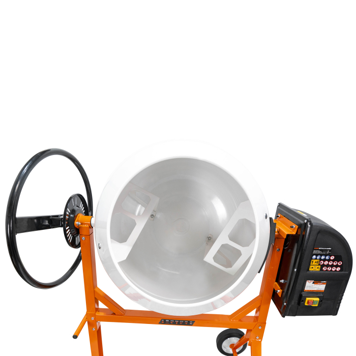 Betonieră RURIS BETALUX 1200X, Motor Electric 650 W, Cuva 120 L, 26.6 rotații/min, Grosime cuvă 1.1–1.7 mm, IP44, Roți 8” [3]