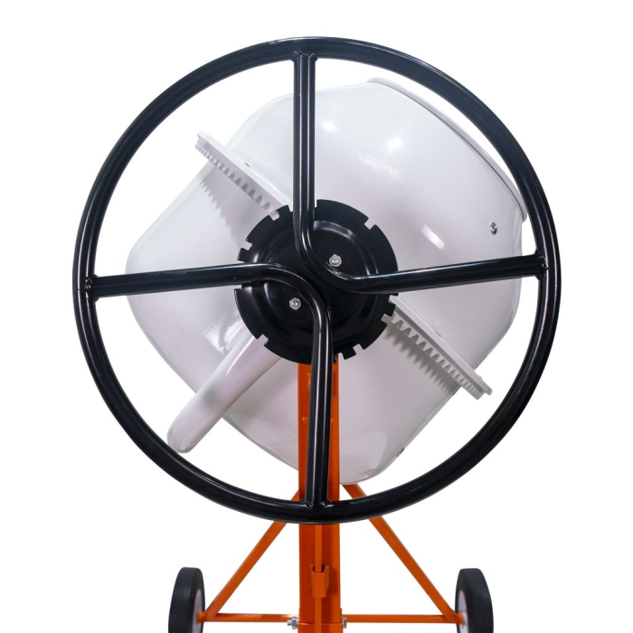 Betonieră RURIS BETALUX 1600X, Motor Electric 950 W, Cuva 160 L, 29.5 rotații/min, Grosime cuvă 1.2–1.8 mm, Pedală de picior, IP44, Roți 8” [5]