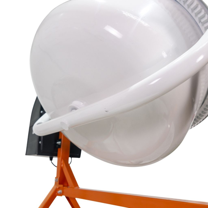 Betonieră RURIS BETALUX 1800X, Motor Electric 950 W, Cuva 180 L, 29.5 rotații/min, Grosime cuvă 1.2–1.8 mm, Pedală de picior, IP44, Roți 10” [9]