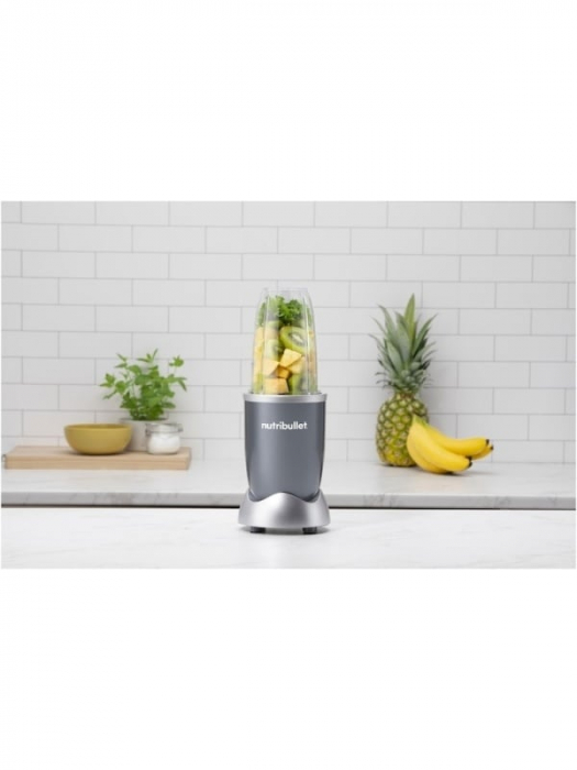Blender Nutribullet Original 0C22300067, 600 W, 1 viteza, cupa inalta 0.7l, Argintiu [2]