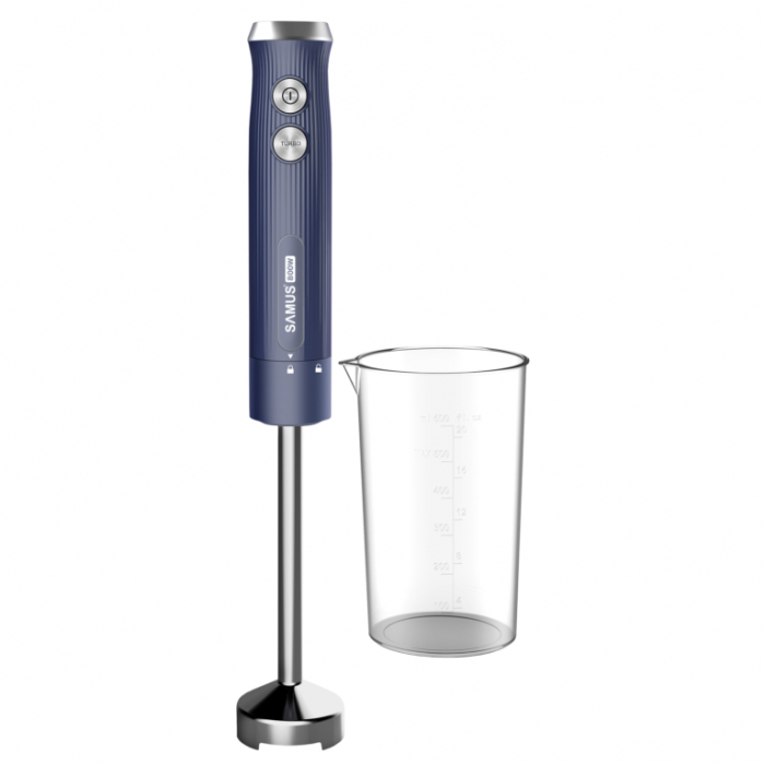 Blender Samus SB800 Blue, Turatie Reglabila, Functie Pulse si Accesorii din Inox ,Usor de Utilizat si Intretinut, Albastru [1]