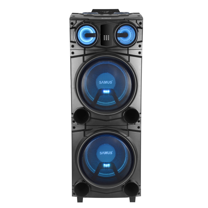 Boxa portabila Samus Fiesta 12, 1000 W, Display digital, FM Radio,  MP4, DVD, TV, PC, USB [4]