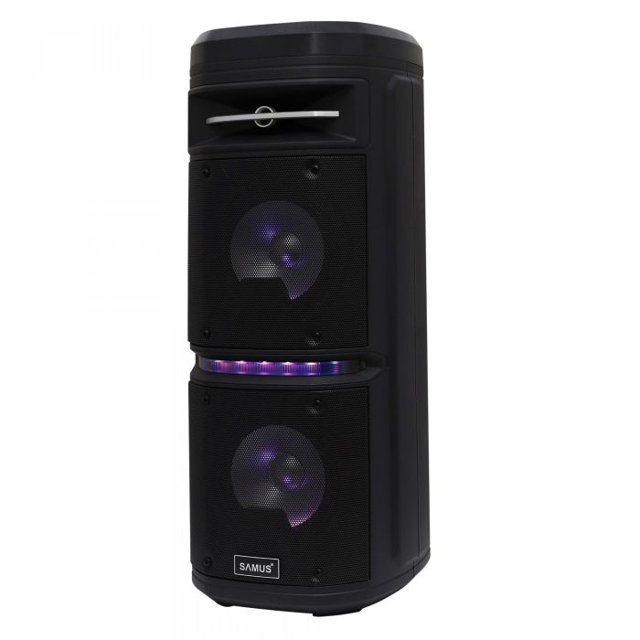 Boxa portabila Samus IBIZA 6.5 - 500W Putere 2x15 W / RMS 70 / PMPO 500 W Diametru difuzor 2x6.5 inch(16.5 cm) Compatibil MP3, MP4, DVD, TV [3]