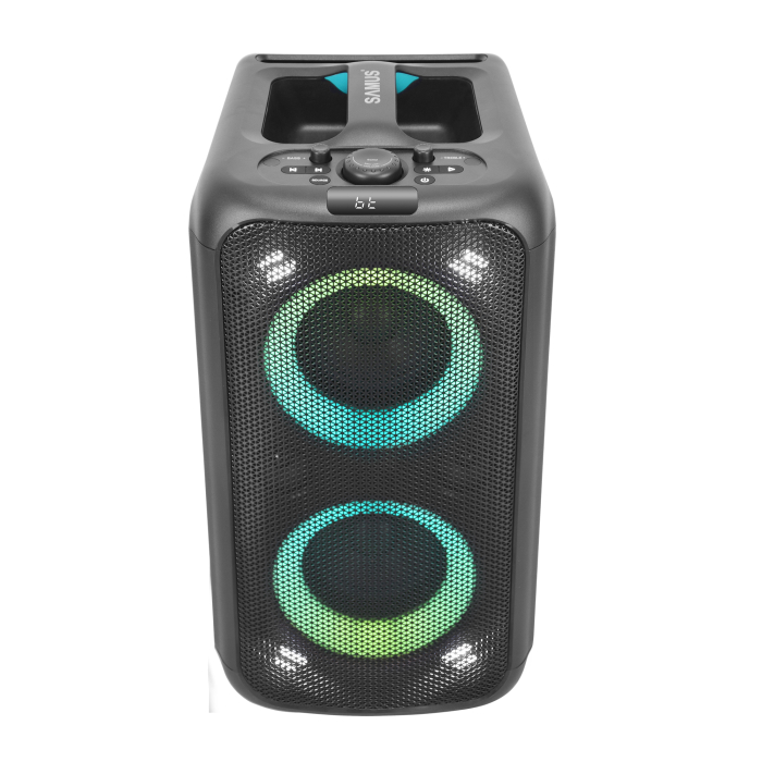 Boxa portabila Samus Miami 5.25, Putere RMS 80 W / de iesire 240 W / PMPO 800 W, Display digital, Bluetooth, FM Radio [7]