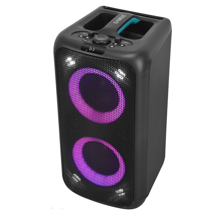 Boxa portabila Samus Miami 5.25, Putere RMS 80 W / de iesire 240 W / PMPO 800 W, Display digital, Bluetooth, FM Radio [5]