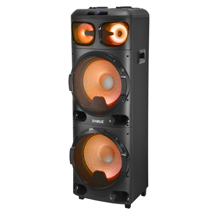 Boxa portabila Samus Phoenix 15, Putere RMS 120 W / de iesire 360 W / PMPO 1200 W, Display digital, Functie True Wireless Stereo [12]