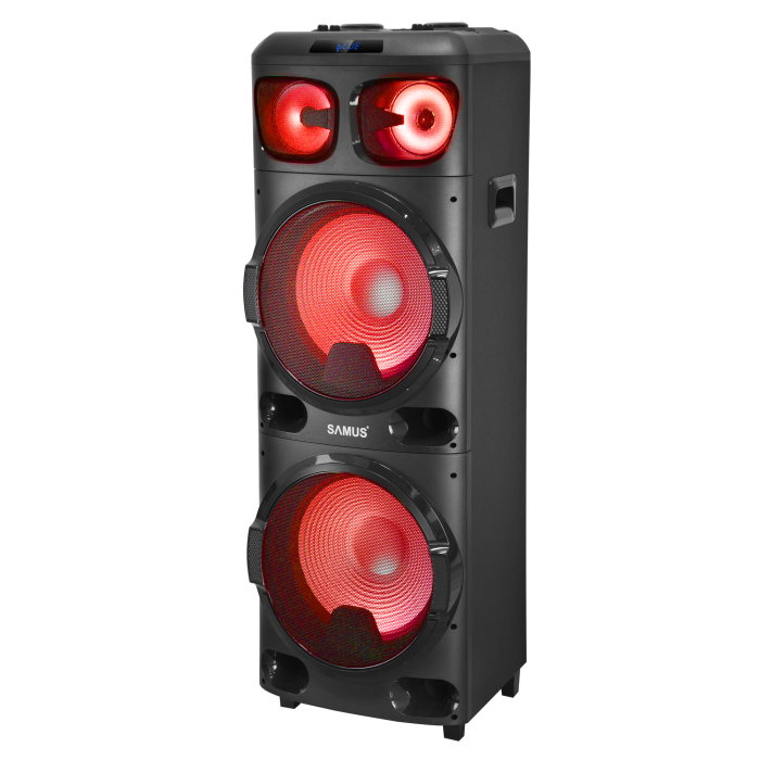 Boxa portabila Samus Phoenix 15, Putere RMS 120 W / de iesire 360 W / PMPO 1200 W, Display digital, Functie True Wireless Stereo [10]
